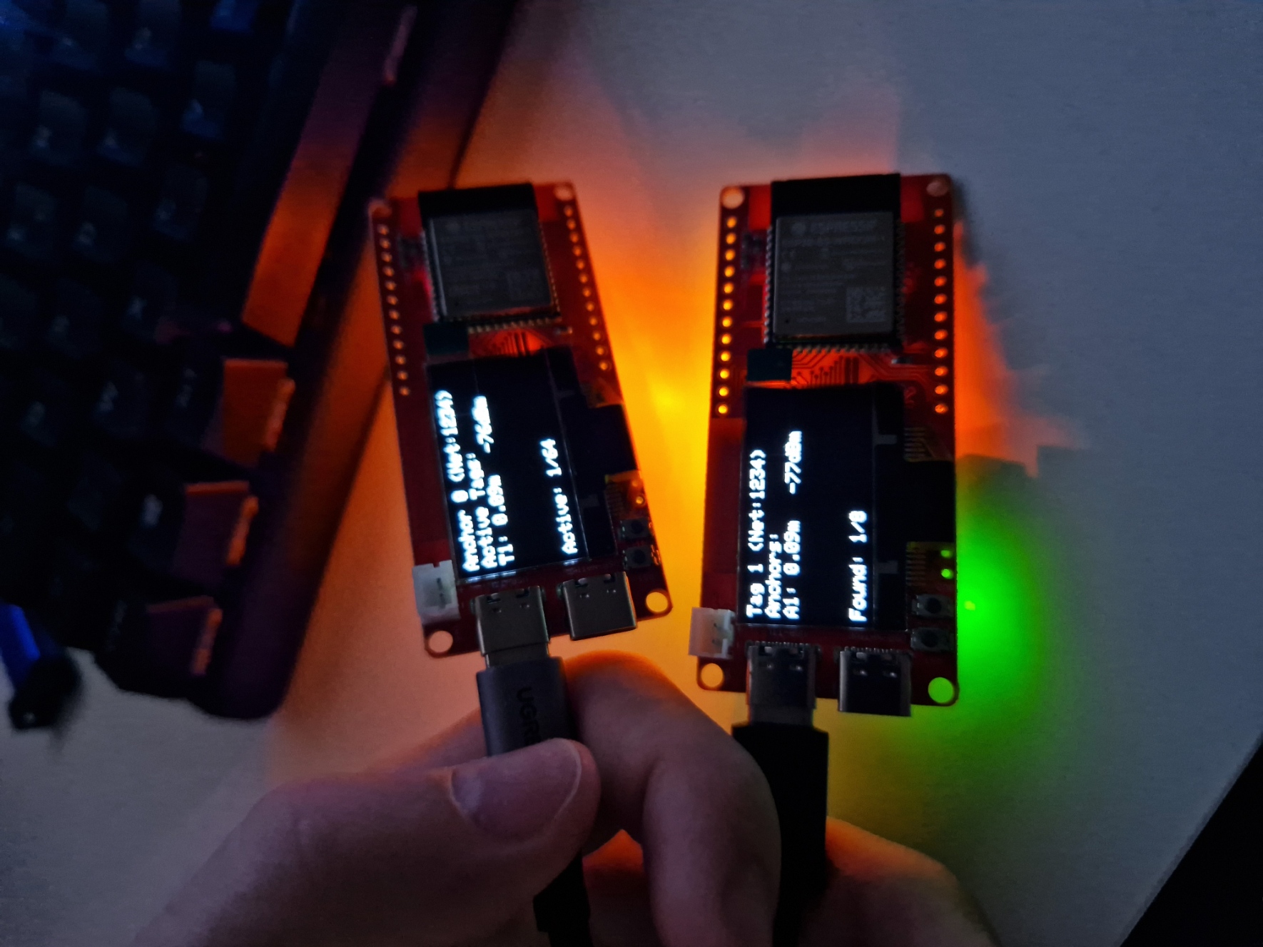 Working MaUWB Devices